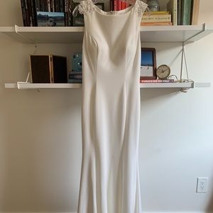 White Wedding Dress, Size M